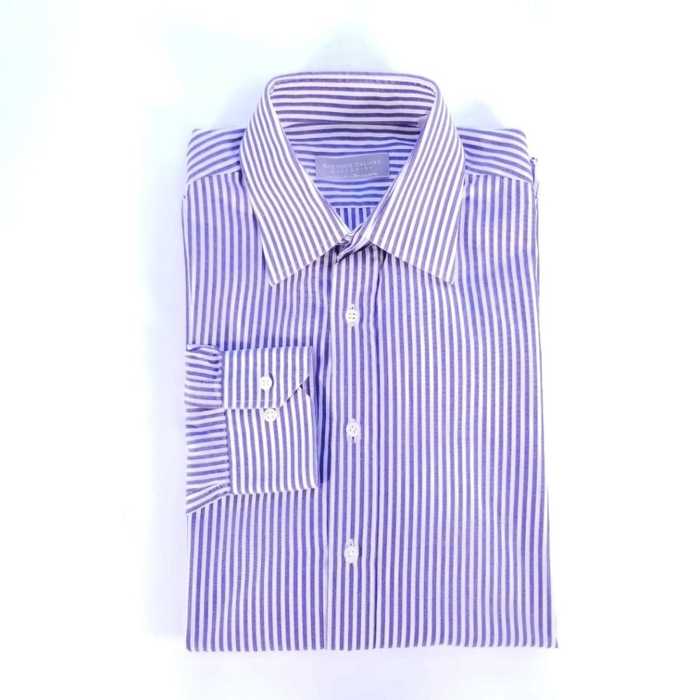 Sartoria Italiana Mens Shirts Size 14/16 long sleeves dress shirt